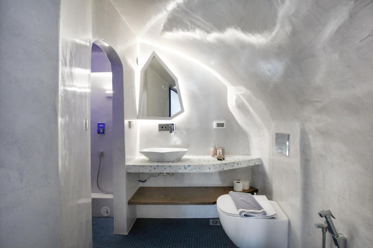 Blue White Residence Monolithos  Luaran gambar