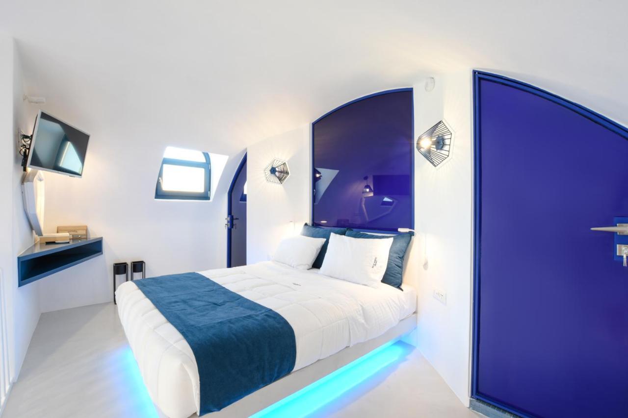 Blue White Residence Monolithos  Luaran gambar